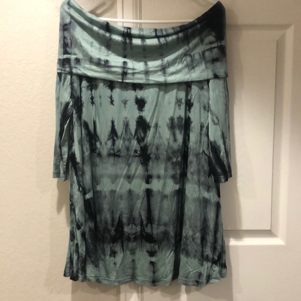 Pink Blush tie dye maternity tunic